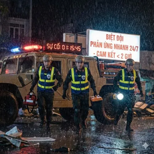 Biệt Đội Phản Ứng Nhanh 24/7 (Sự Cố < 2 Giờ)