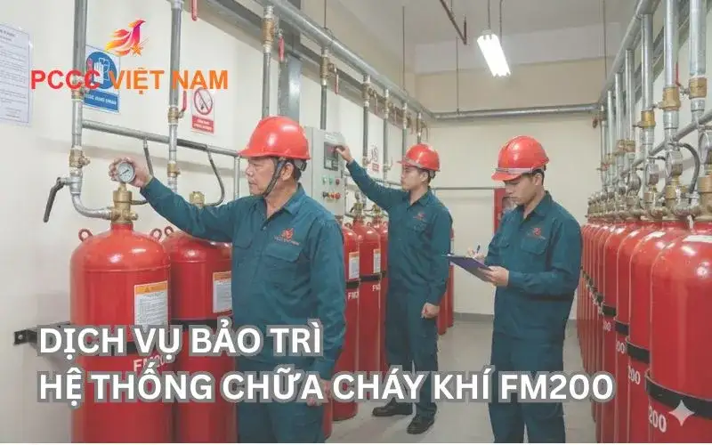 DỊCH VỤ BẢO TRÌ HỆ THỐNG CHỮA CHÁY KHÍ FM200