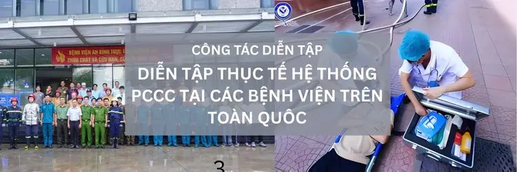 DIỄN TẬP THỤC TẾ HỆ THỐNG PCCC TẠI CÁC BỆNH VIỆN TRÊN TOÀN QUÔC